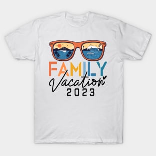 Family Vacation 2023 Beach Matching Summer Vacation 2023 T-Shirt